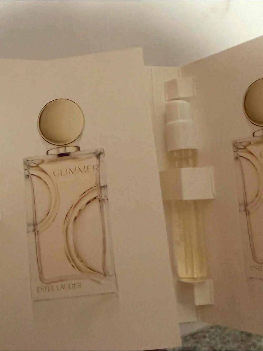Estee Lauder Glimmer Body Lotion & Sample Set -